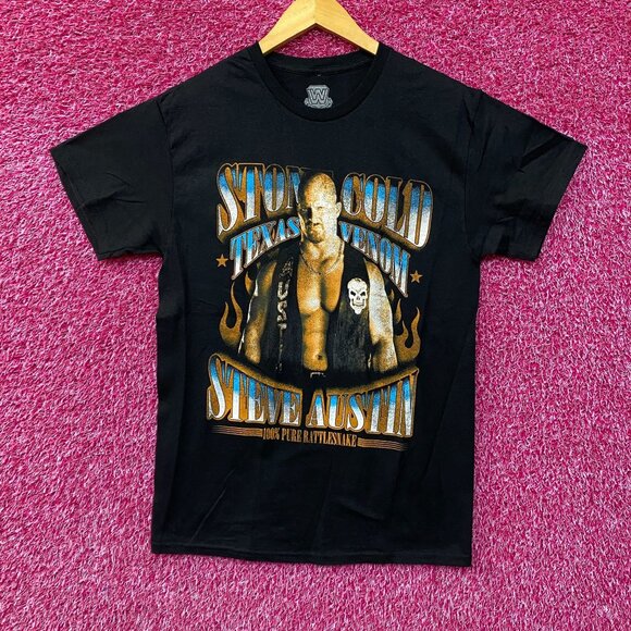 WWE Stone Cold Steve Austen Texas Venom T-Shirt Medium - Picture 1 of 5